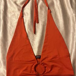 Shien Size S Red Halter Top