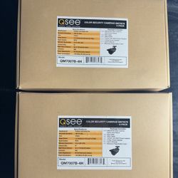 NEW - Q-See Color Security Cameras QM7007B 4-Pack 
