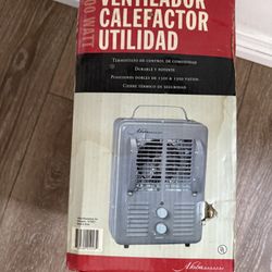 Utility Heater 1500 W Box Is Old But heater itself is only been tested to see if it works never been actually used, but it does work perfectly fine