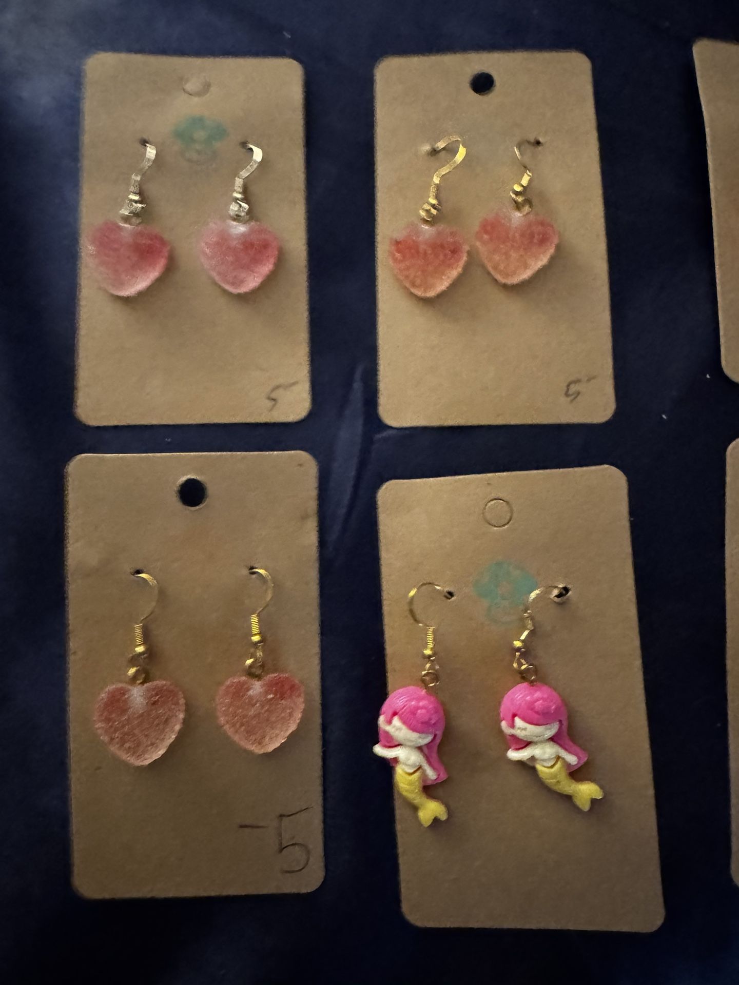 Handmade Earrings Hypoallergenic Hooks $3 A Pair