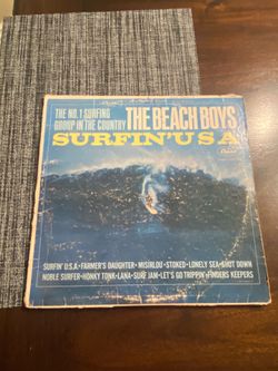 Vintage Vinyle Record The Beach Boys Surfin USA
