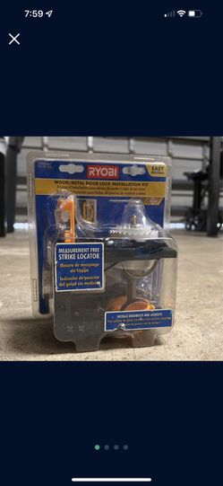 Ryobi Wood and Metal Door Lock Installation Kit (A99DLK2)
