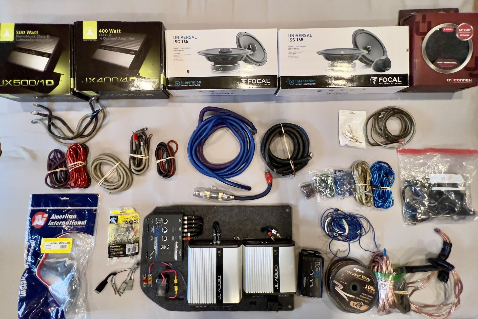 Complete Car Audio Equipment Lot