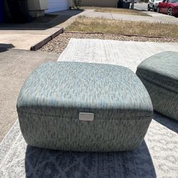 Coalesse Custom Matching Ottomans 