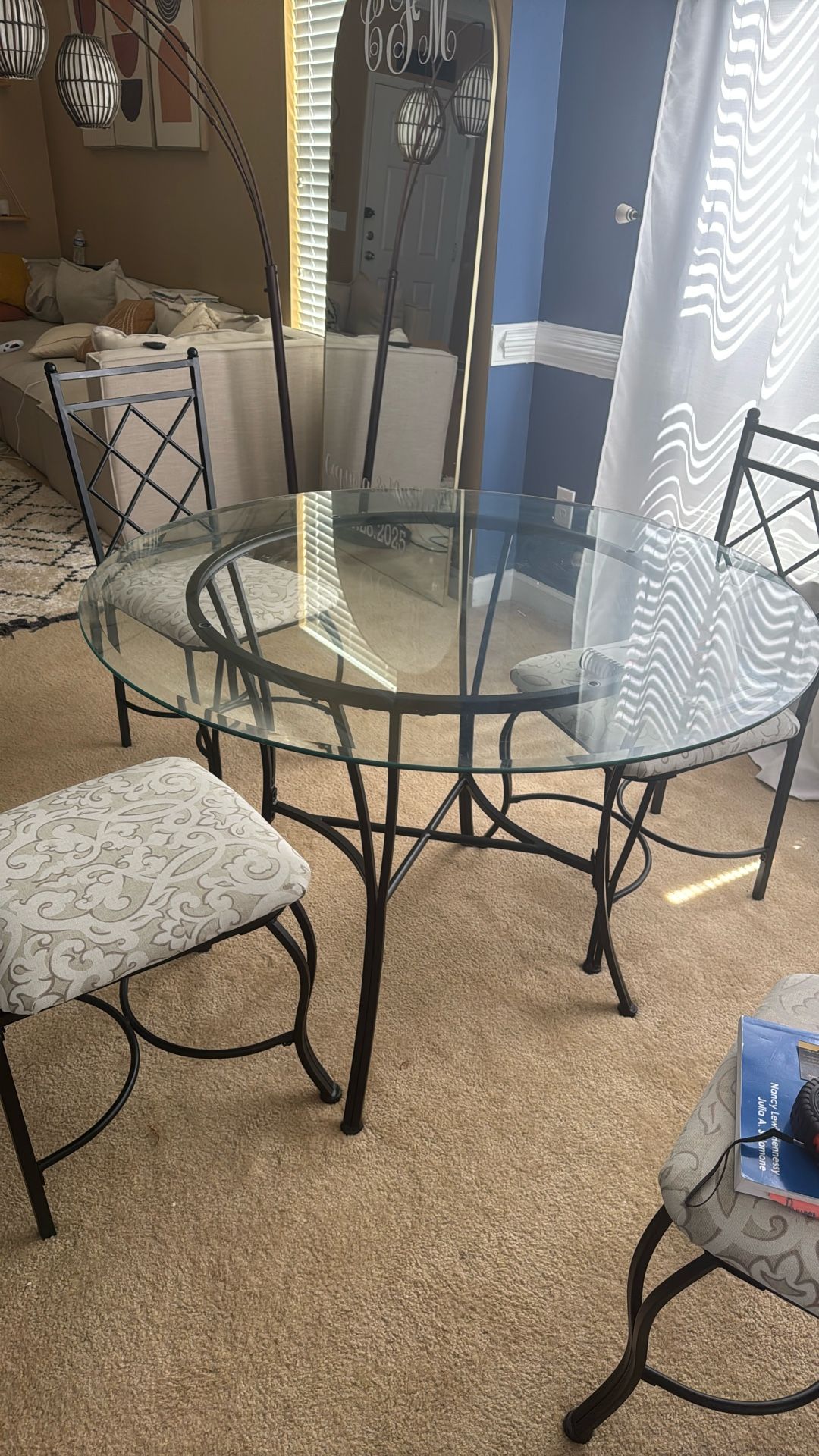 Glass Kitchen table