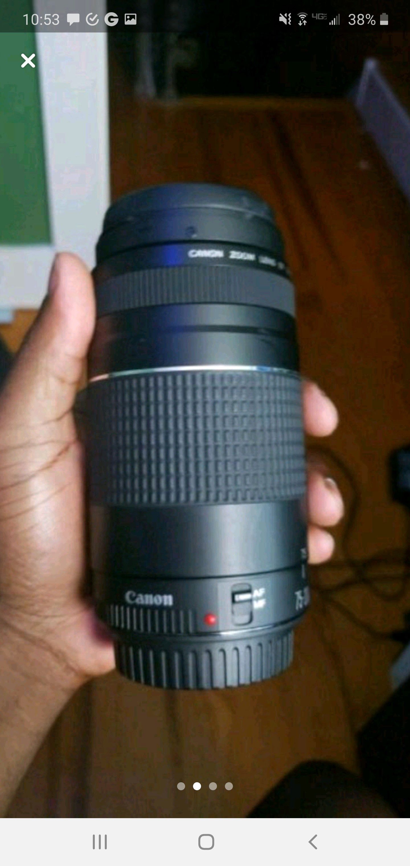 Canon 75-300mm lens