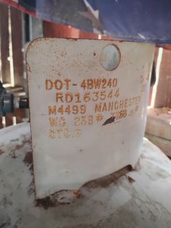 DOT-4BW240 Manchester Compressed Gas Cylinder