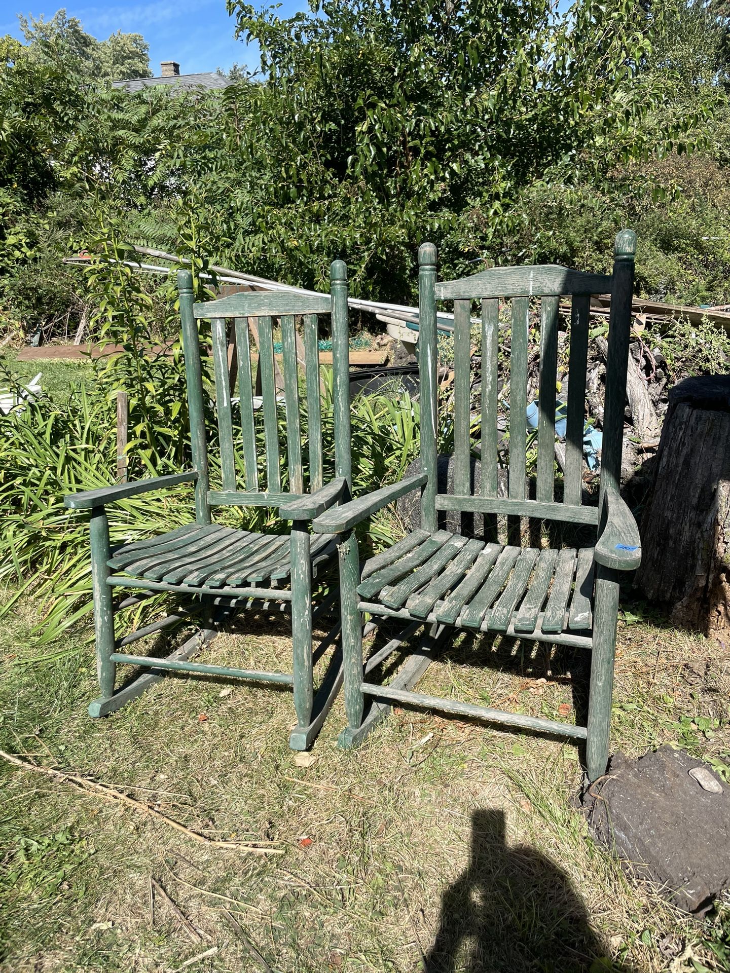 Vintage Wooden Rocking Chairs