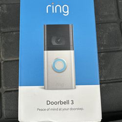 New In Box Ring Doorbell 3 