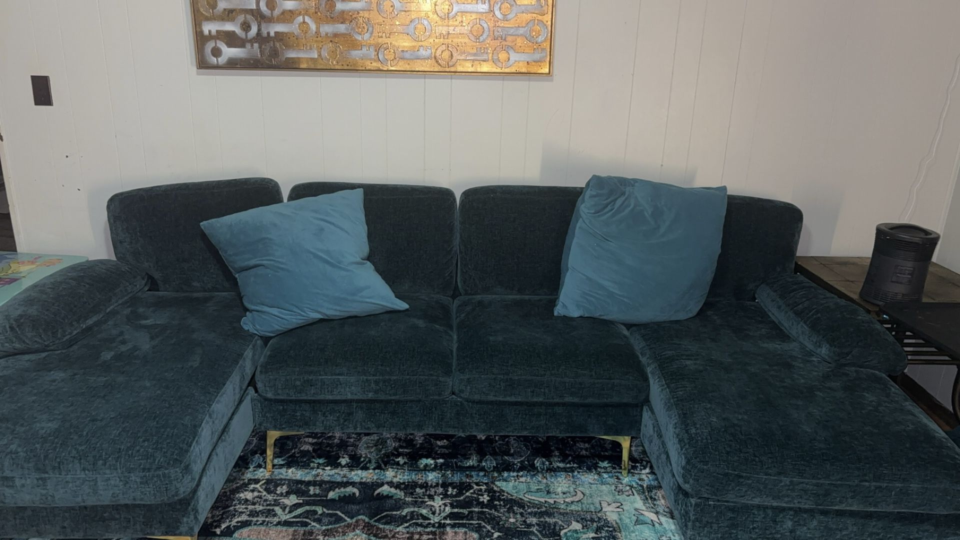 Teal Luxury Sectional