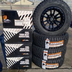 Tacoma Trd Wheels Fuel Rebel 17x9 And Tires New $1690 Set Of Four Financial Services Available 