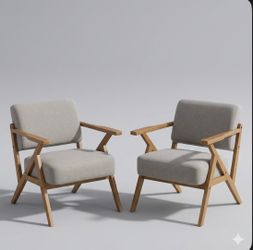 Pair of Mid-Century Modern Lounging Chairs