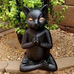 Budda Cat Indoor Outdoor Patio Yard Art 