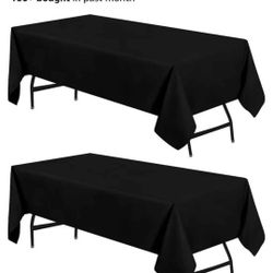 Black Formal Tablecloths 