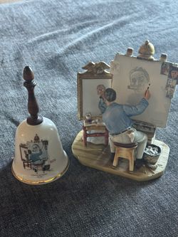 Norman Rockwell “Triple Self Portrait”