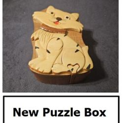 New Puzzle Jewelry Box: Cat