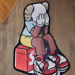 KAWS Supreme Custom Rug