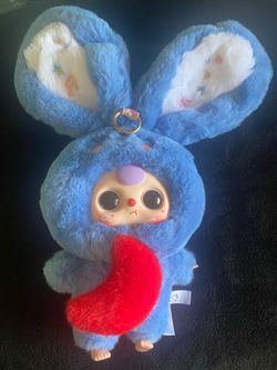 Official Baby Three Lily Rabbit Town V3 Plush Keychain Figure (22 cm / 8.5”) – Official, Large Size, Like New, No Box