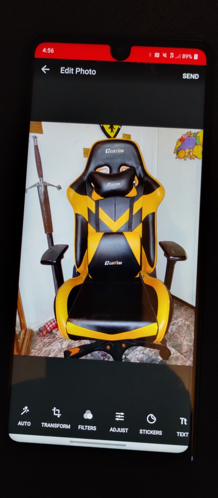 Chair, Gaming/Office. Like new.
