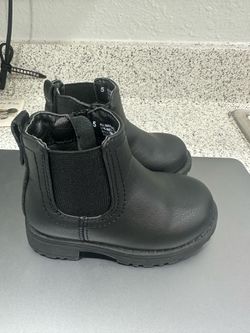 Black toddler boots (boy)