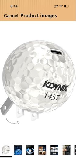 KDYNIX Golf Ball Shaped USB-C Wall Charger