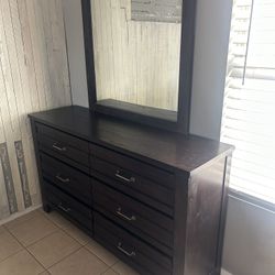 Dresser And Mirror