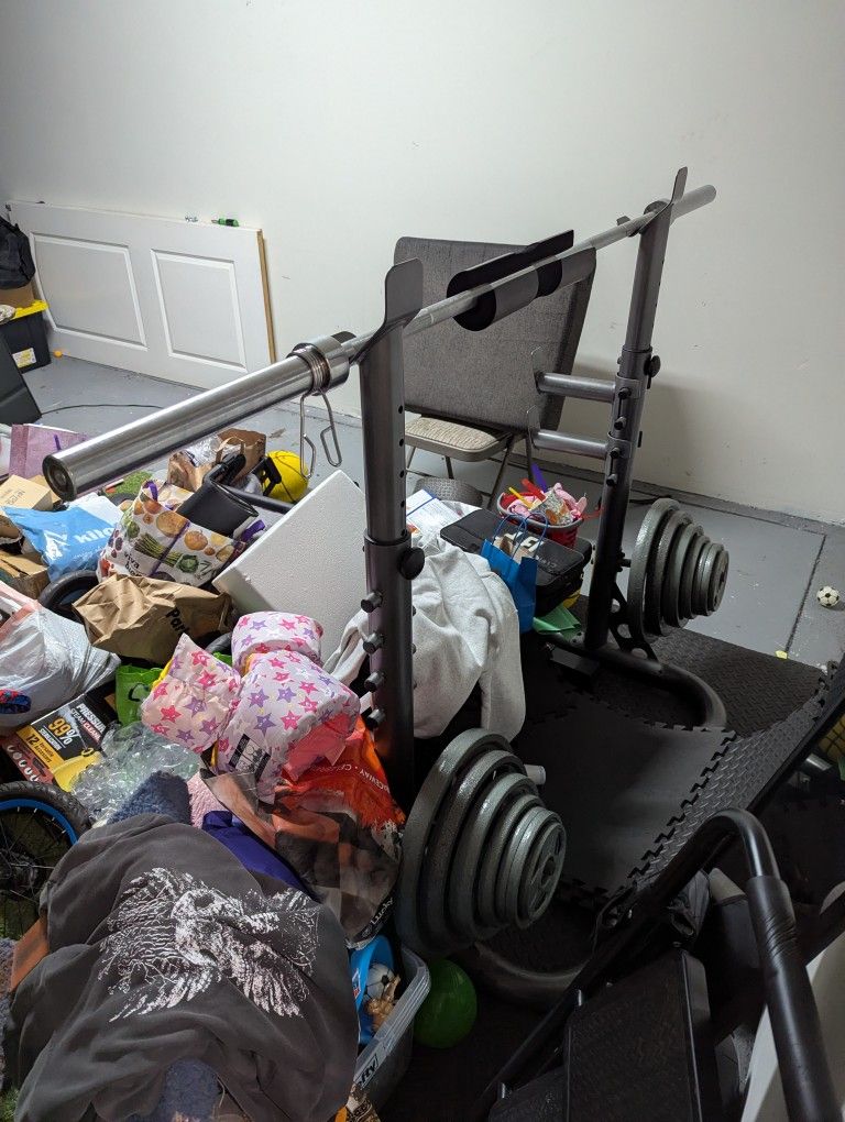 Bench Press And Squat Rack
