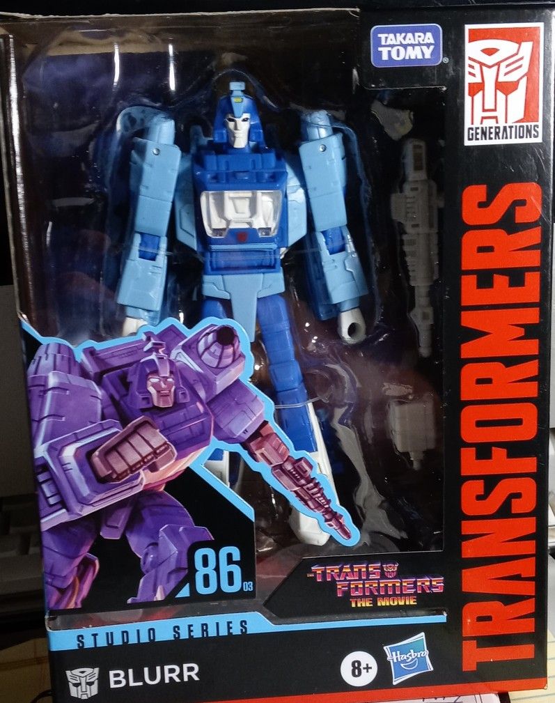 Transformer Studios Series 86-03 The Movie - Deluxe Class Blurr Action Figure