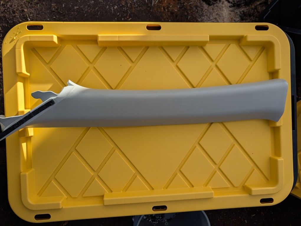 2017-2018 MAZDA 3 FRONT LEFT SIDE A PILLAR TRIM COVER PANEL OEM