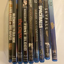 Blue Ray Movies Lot Of 9