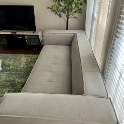 Large Grey Sofa 101”