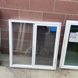 Window, vinyl window, block window used in great condition  Width 36 inches  Height 36 inches