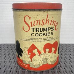 Antique Biscuit Tin 