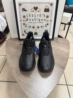 Skechers Work Slip-Resistant Sneakers Black