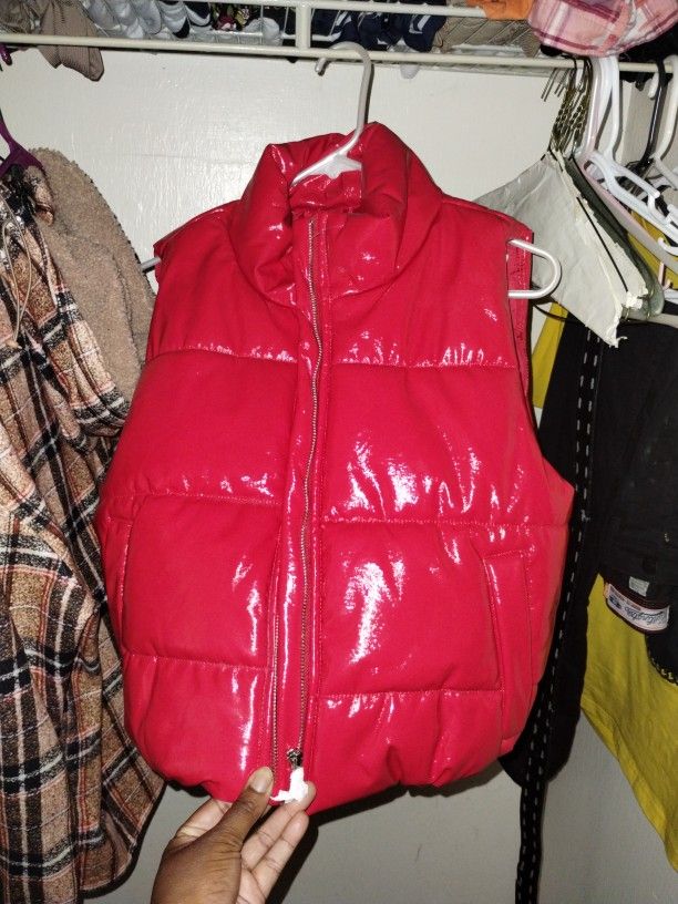 Red Cropped Vest