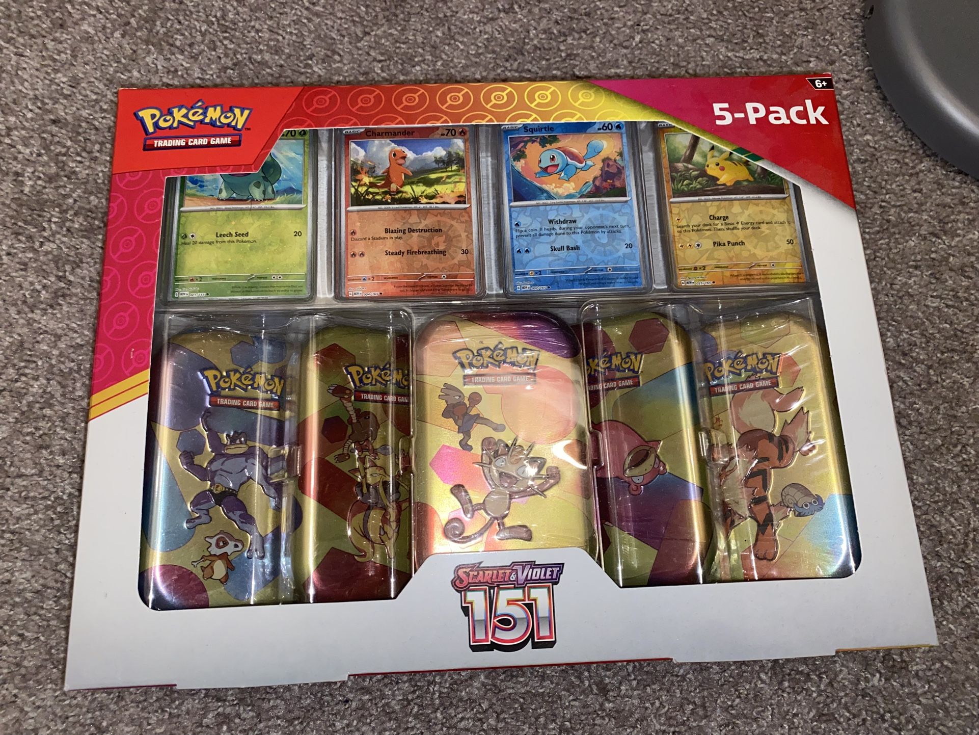 Pokemon 151 Mini Tins 5 Pack (10 Packs)