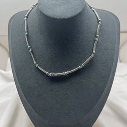 David Yurman Blue Topaz Choker 
