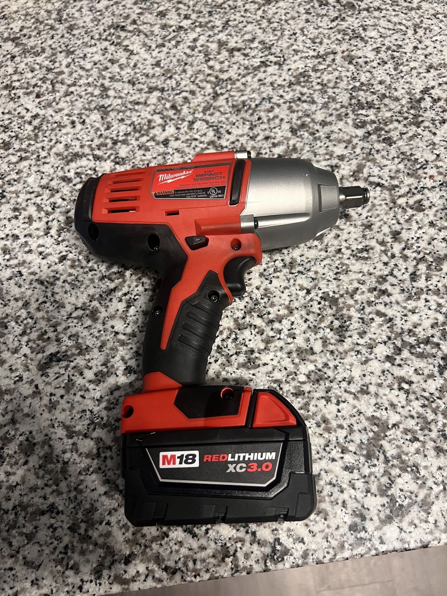 Milwaukee M18 1/2 Impact With Battery