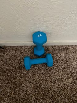 Dumbbell 5 lbs pair for $20