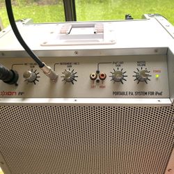 iON/ALESIS BLOCK~ROCKER PORTABLE/POWERED VOCAL/GUITAR/KARAOKE P.A. & HOME AUDIO SYSTEM…