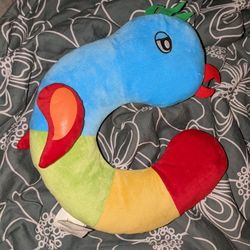 Travel Pillow Rainbow Bird