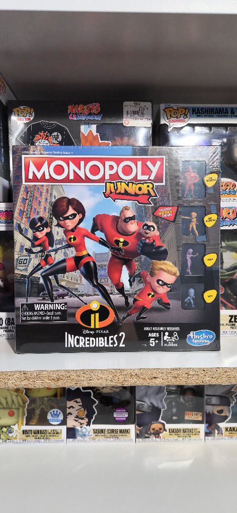 Monopoly Junior Incredibles 2 Board Game