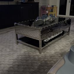 Chrome coffee table