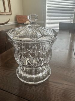 Vintage New Marquis by Waterford Crystal, Finley Carousel Cookie Jar