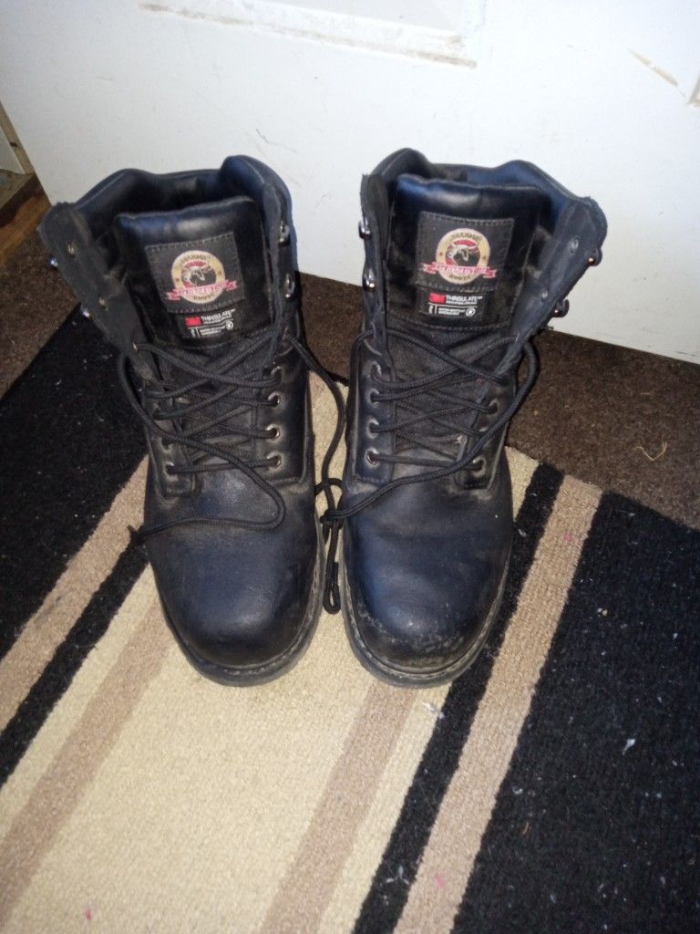 Men's Steel Toe Boots Good Condition Size 12$15.00