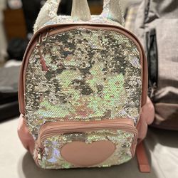 Girls Like New Sequined Backpack 