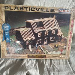 Plasticville House Under Construction 
