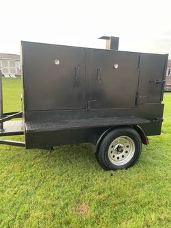 HBT Reverse Flow Smoker w/ Open Flame Grill