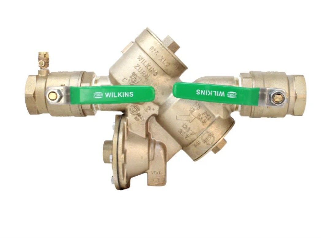 turn 2 inch back flow preventer