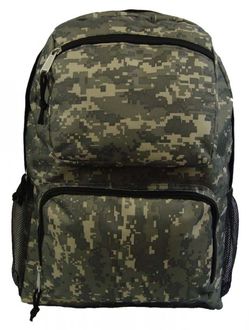 ACU Digital Camo Backpack Camouflage Emergency Survival Pack Student Casual Daypack School Bag w/Mesh Side